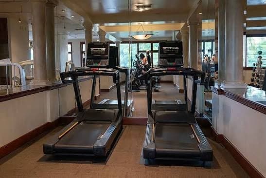 Fitness room at Hotel Exotic Plaza